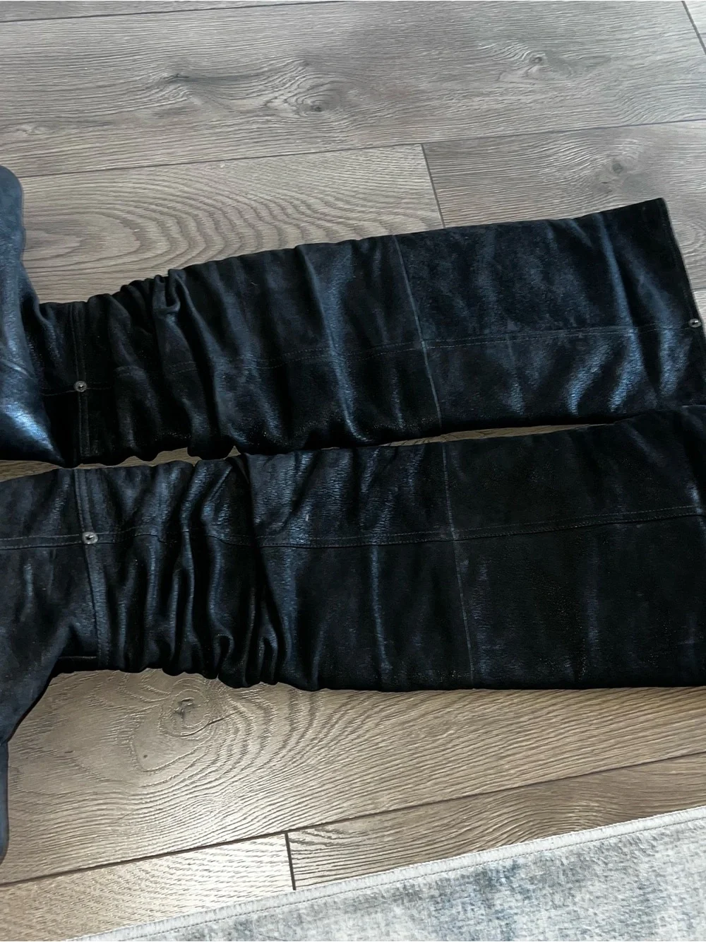 Prada Thigh High Flat Boots Sz.38.5